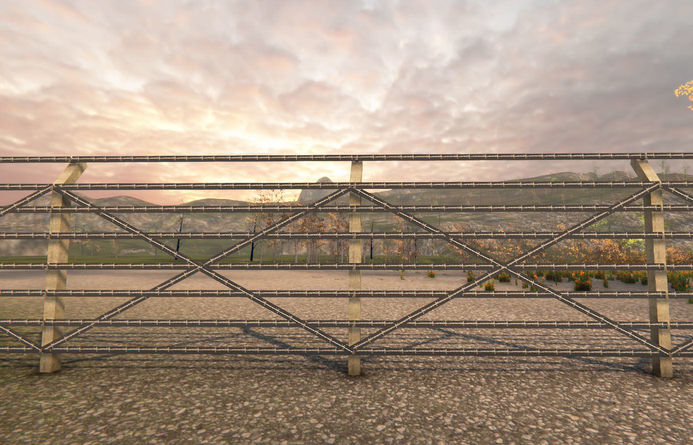 Oil Tanks Low-poly 3D model_20