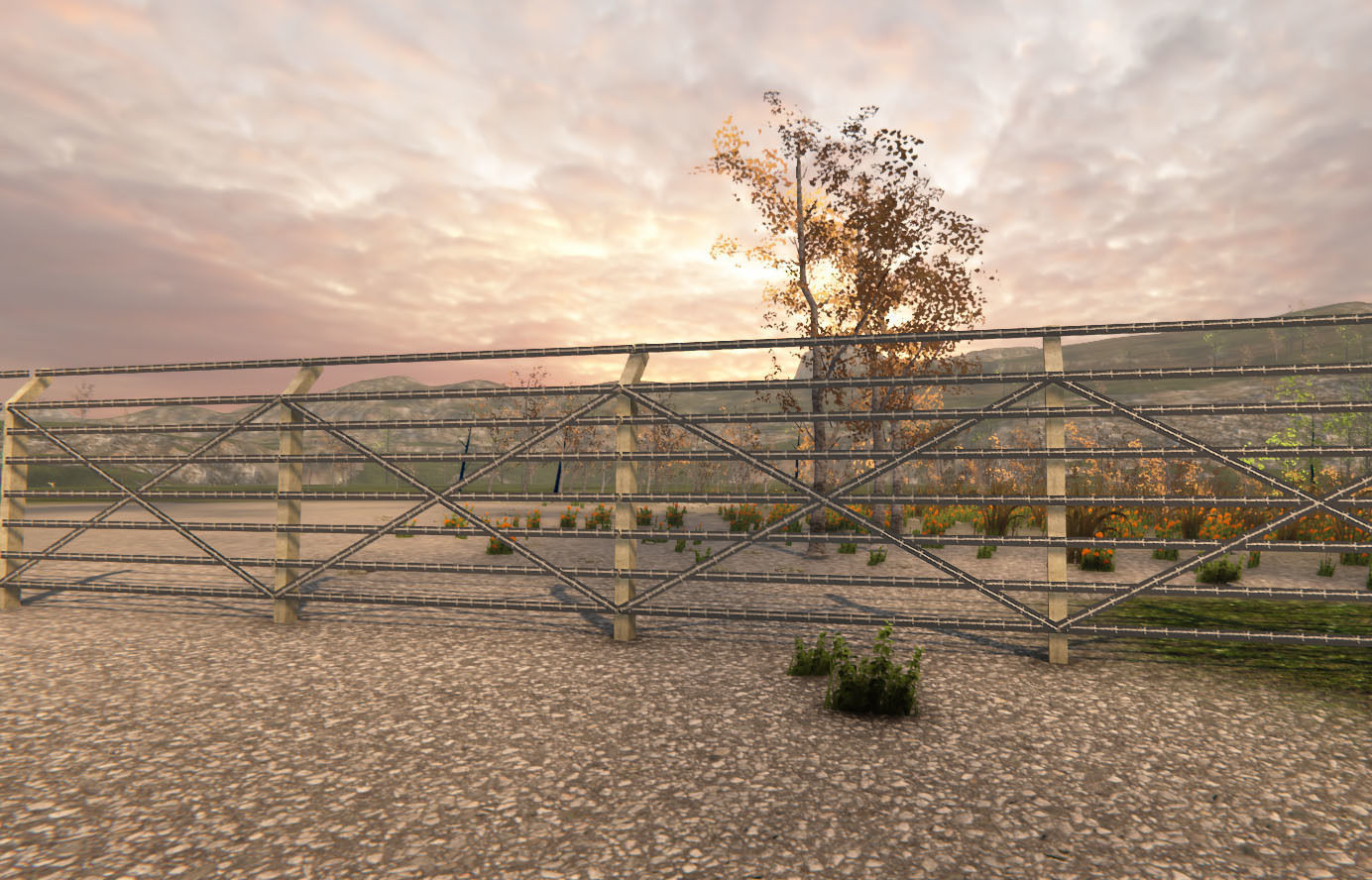 Oil Tanks Low-poly 3D model_5