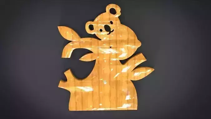 Wall decoration with Koala motif