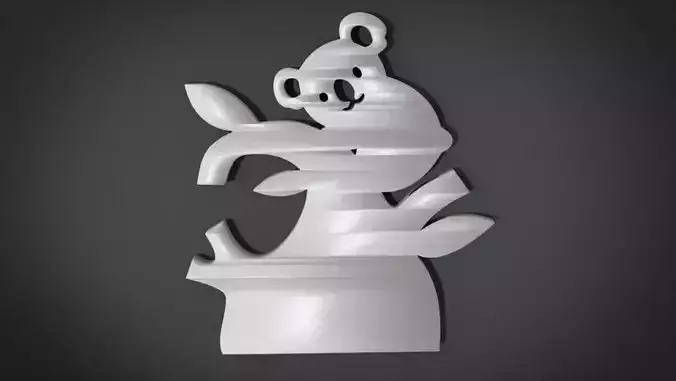 Wall decoration with Koala motif