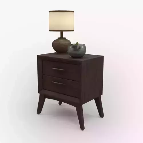 Tobacco Wood Nightstand