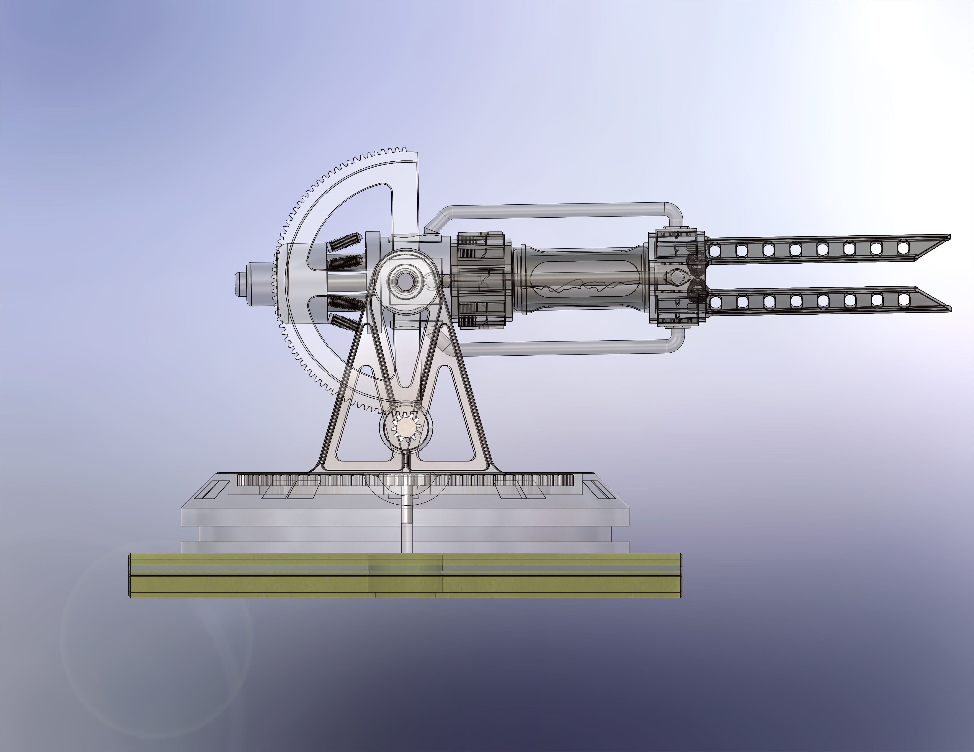 Tesla Cannon Free 3D model_1