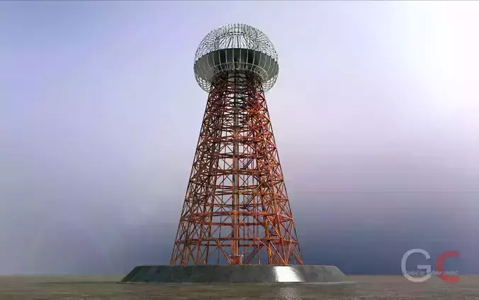 Tesla tower Free 3D model