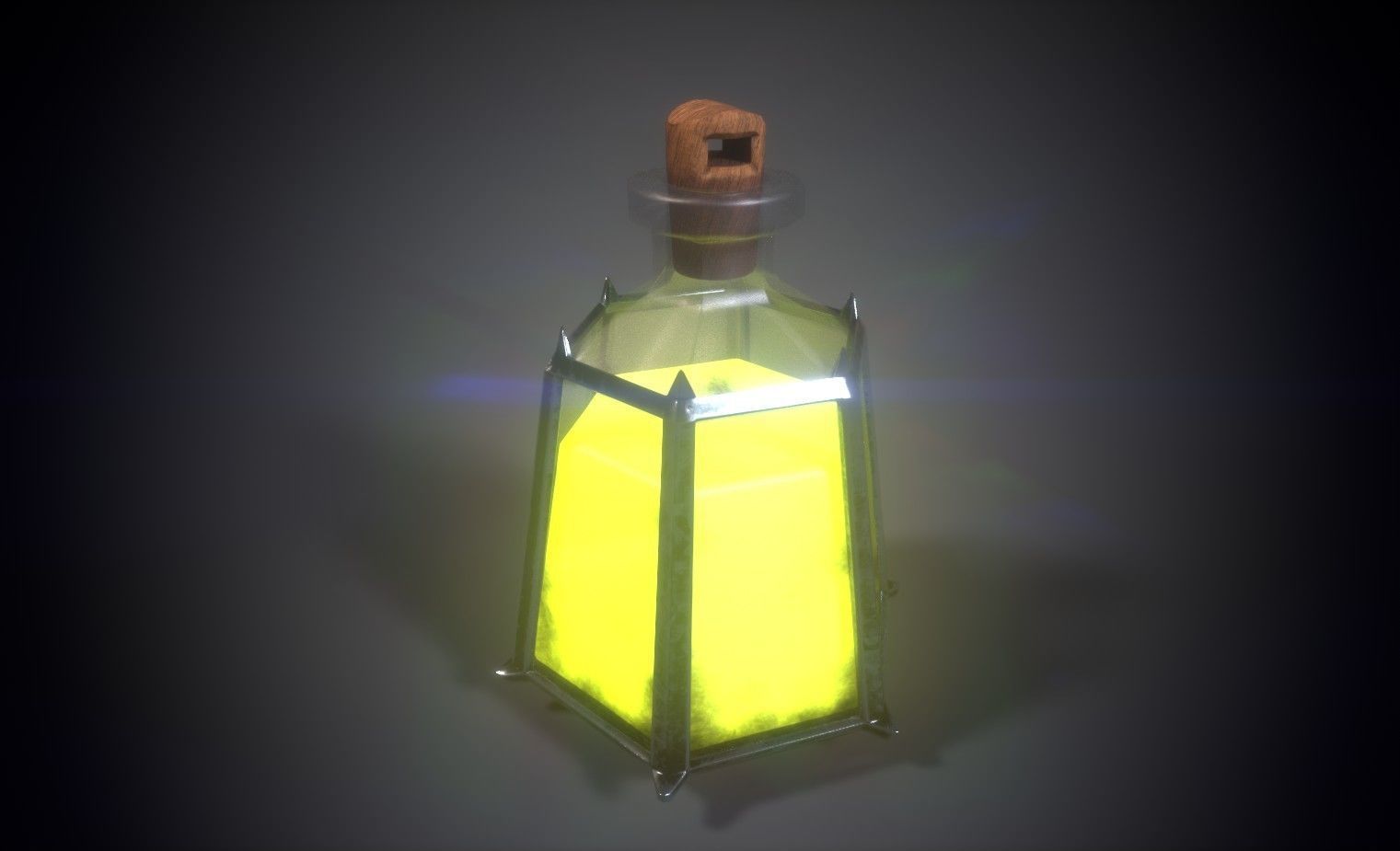 9 Potions Pack 3D Model Collection_8