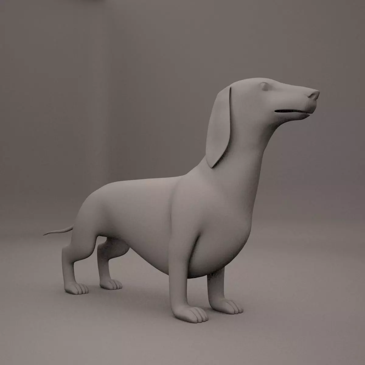Dachshund Free 3D print model