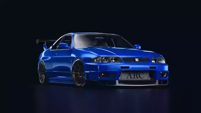 nissan GT-R R33  3D model