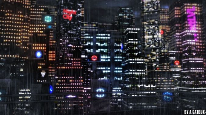 LOWPOLY SCI FI BUILDINGS PACK Low-poly 3D model