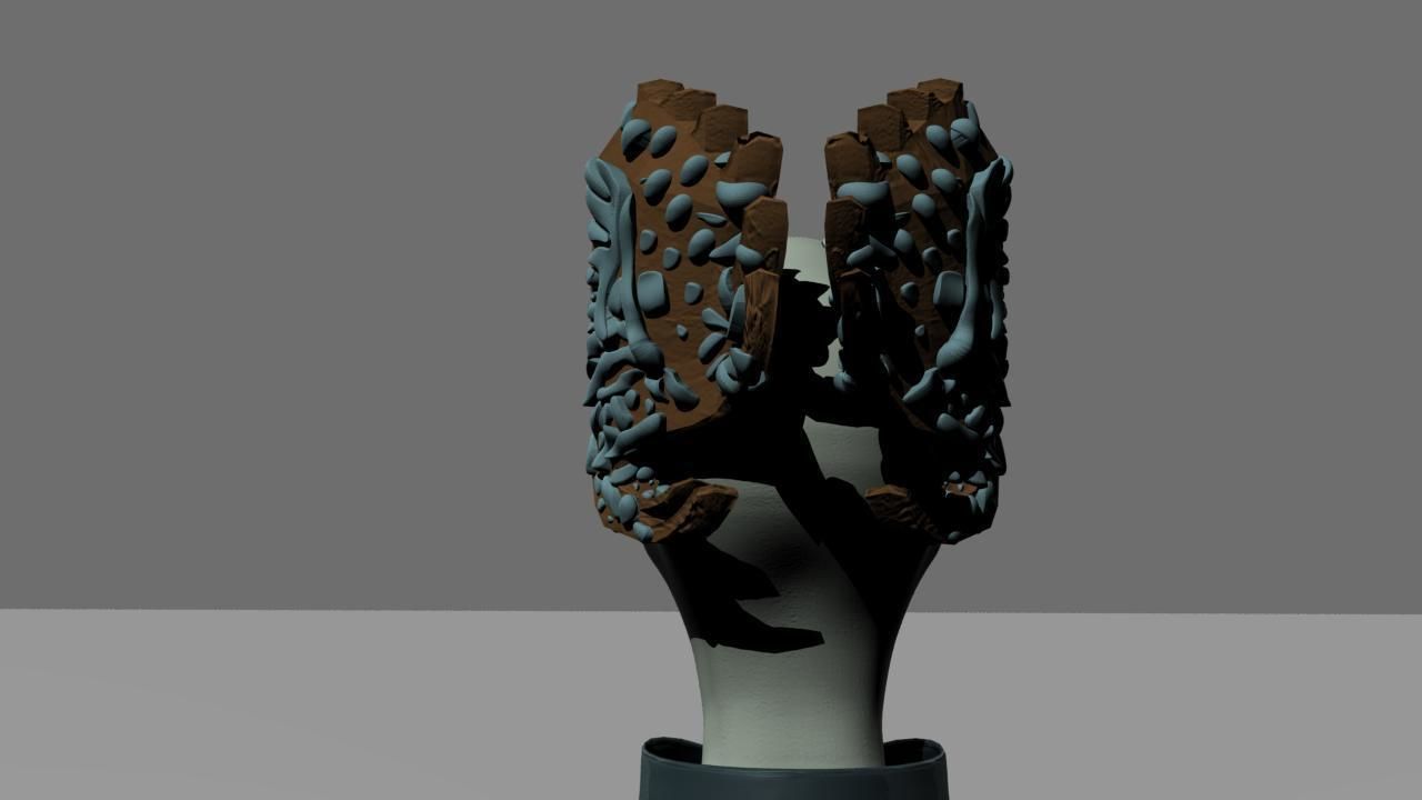 FemaleAlien01 woman 3D model_16