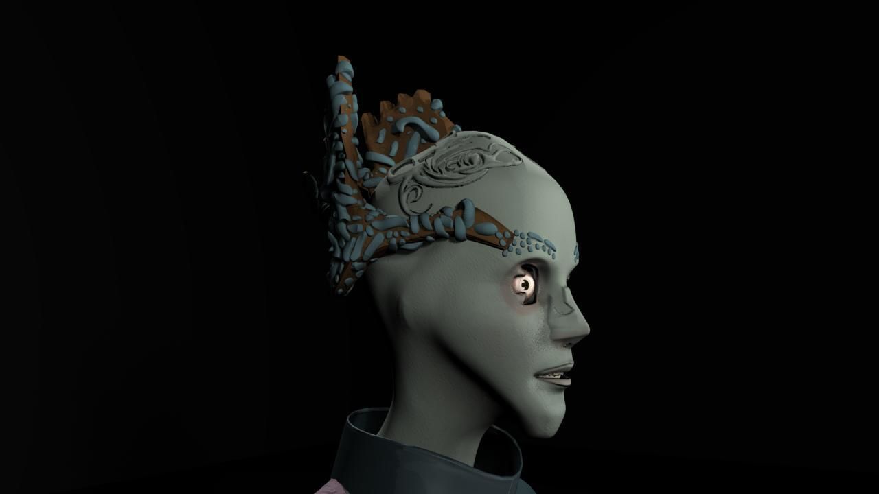 FemaleAlien01 woman 3D model_20