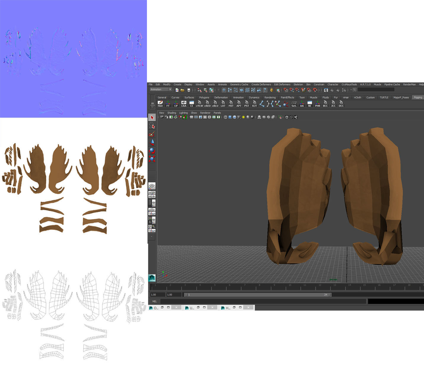FemaleAlien01 woman 3D model_35