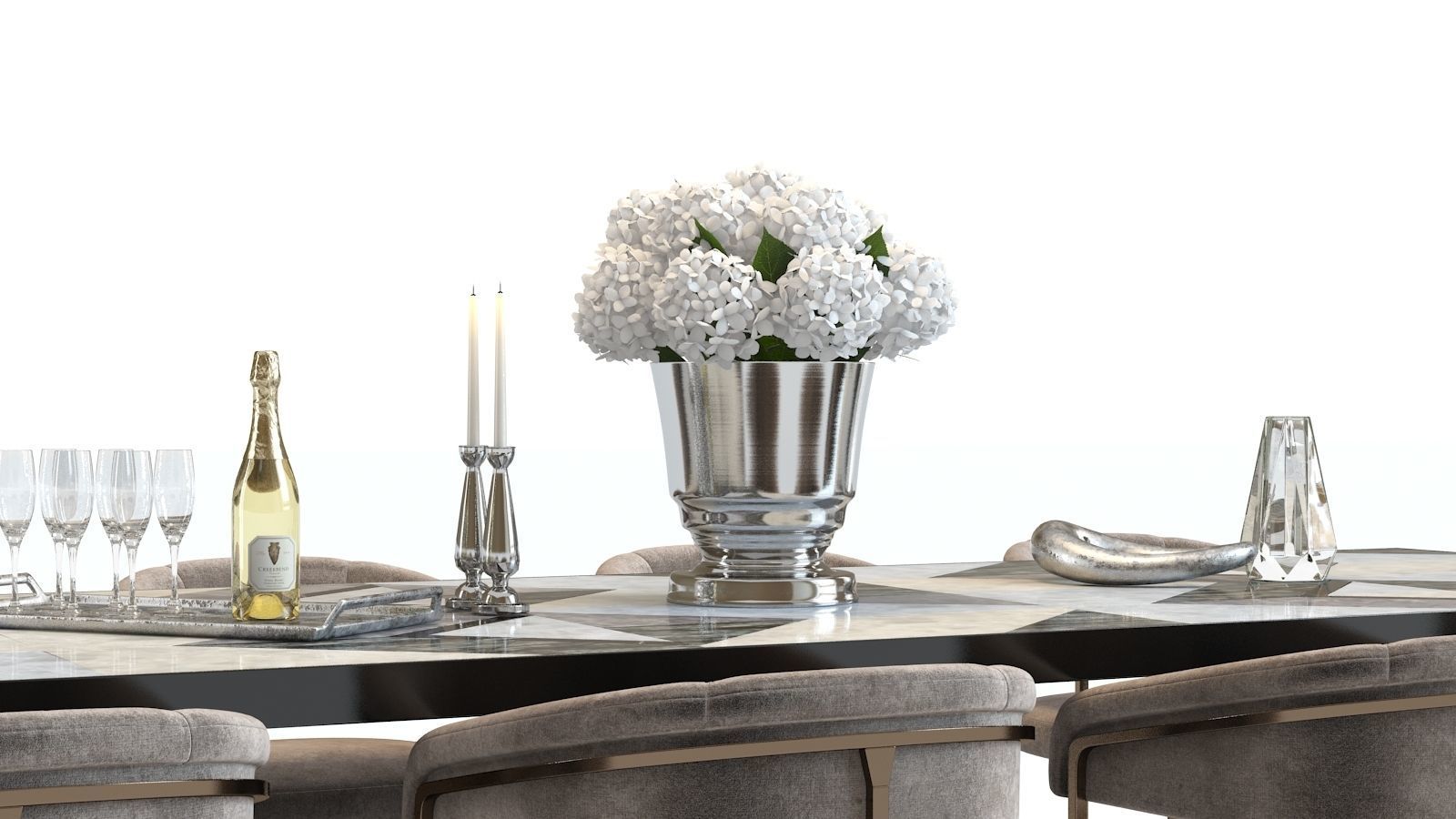 The Sofa and Chair Revenge Table set 3D model_7