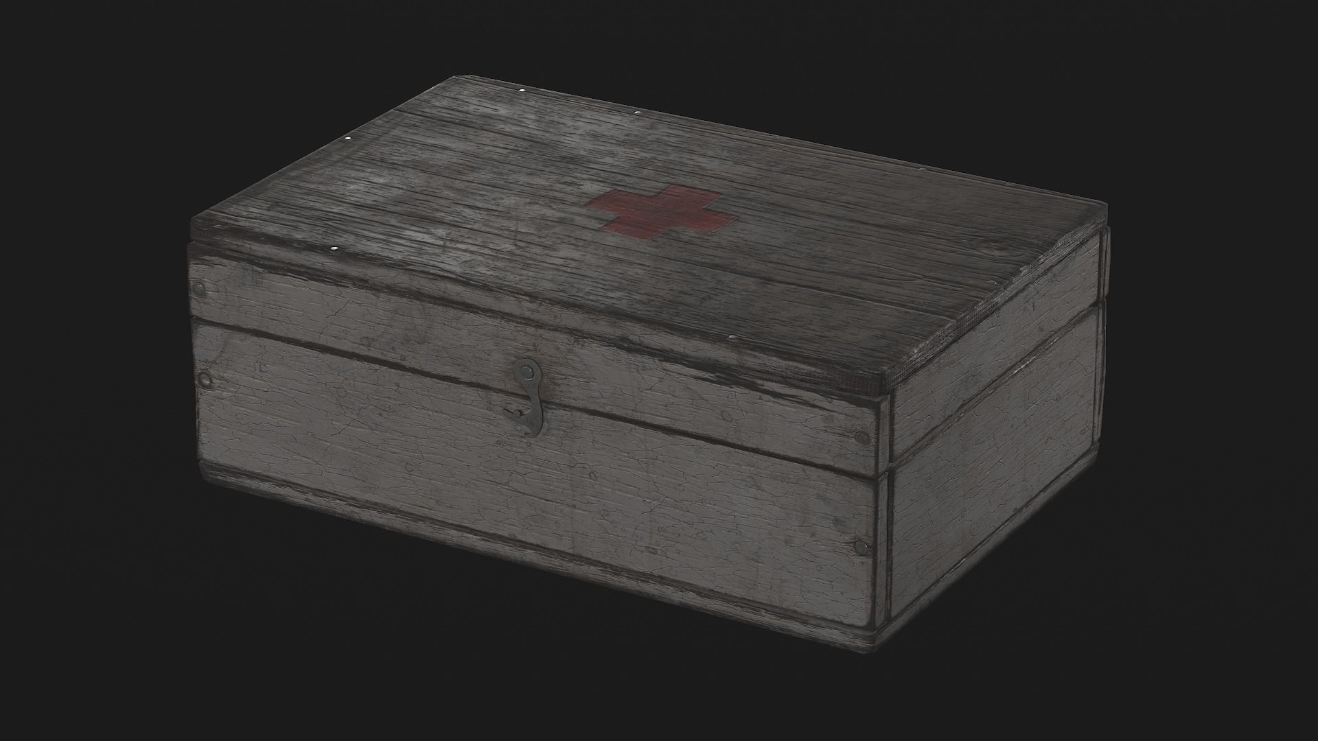 first aid kit Low-poly 3D model_30