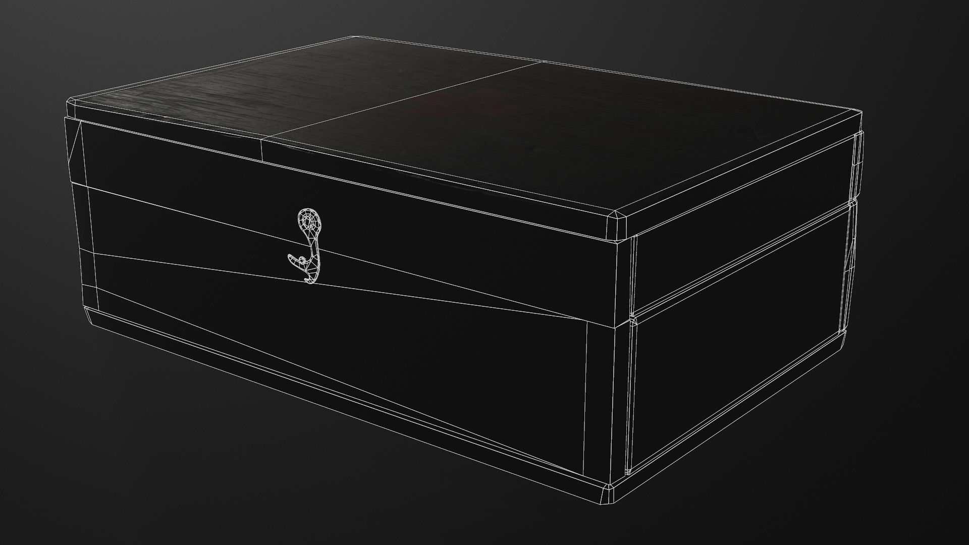 first aid kit Low-poly 3D model_36