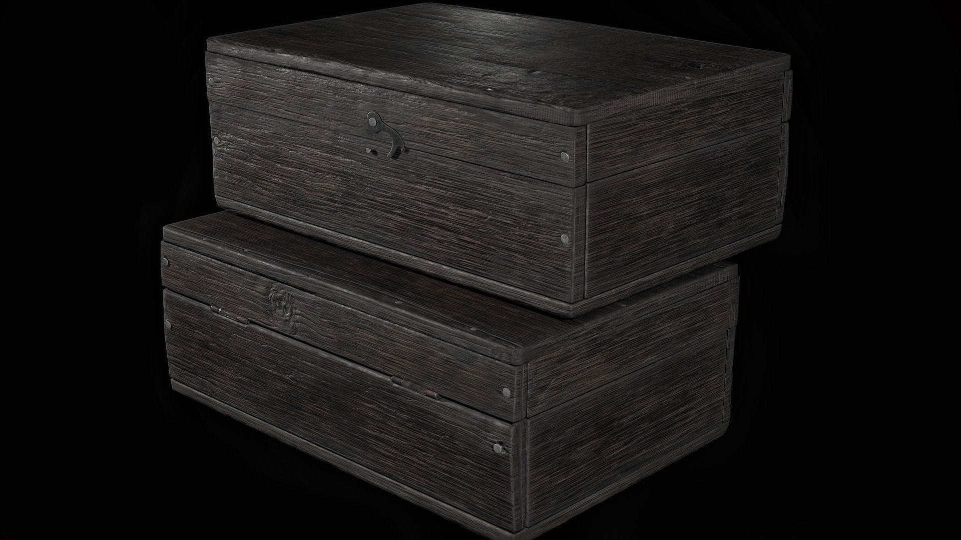 first aid kit Low-poly 3D model_5