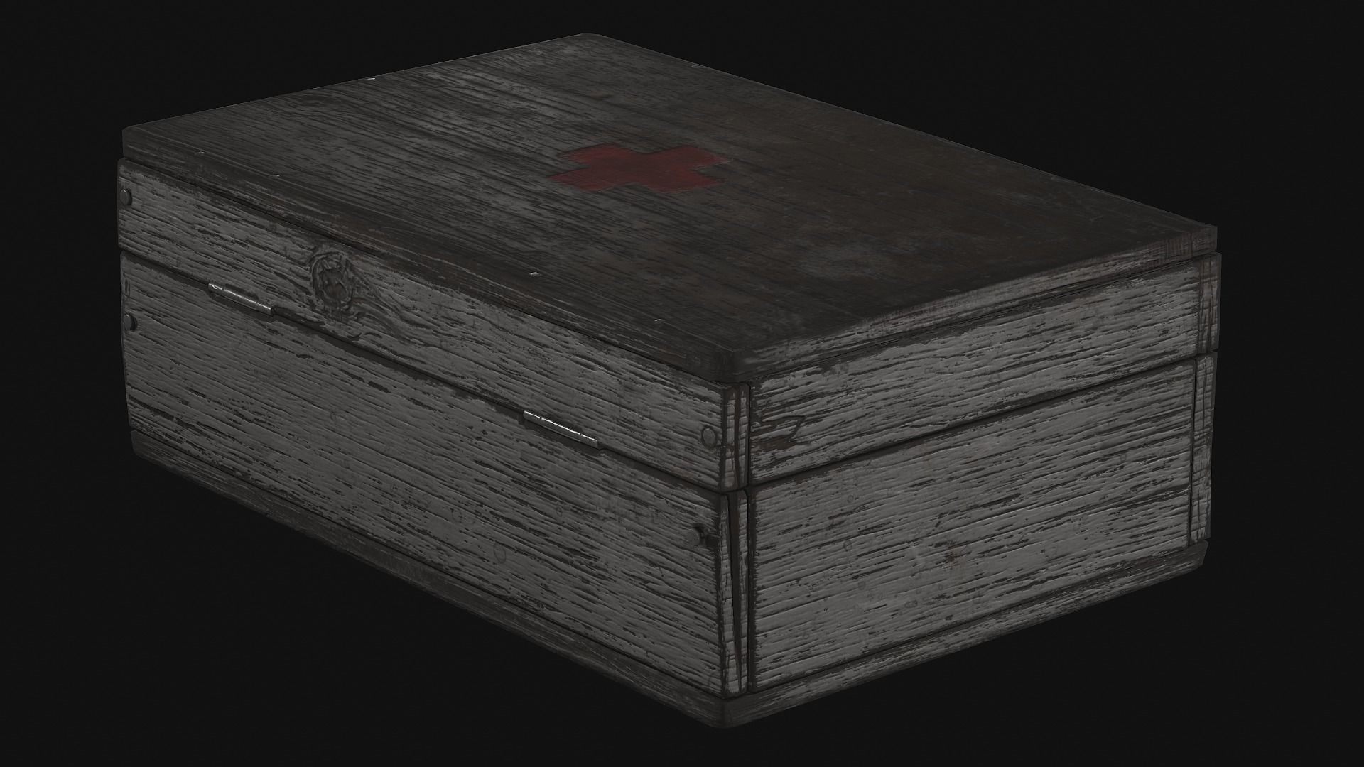 first aid kit Low-poly 3D model_24