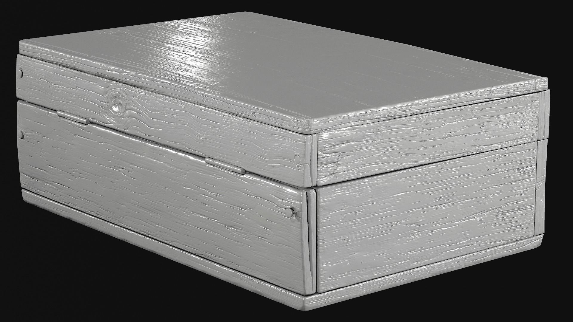 first aid kit Low-poly 3D model_7