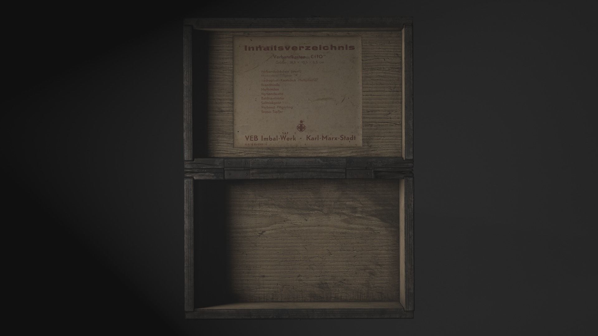 first aid kit Low-poly 3D model_34