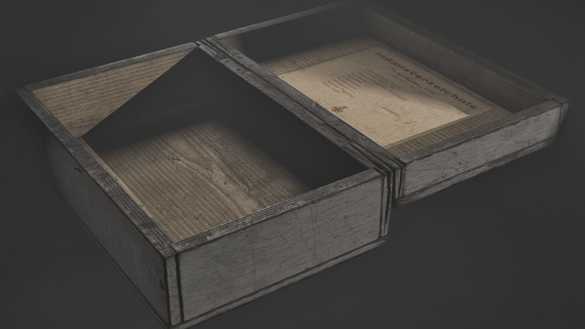 first aid kit Low-poly 3D model_19