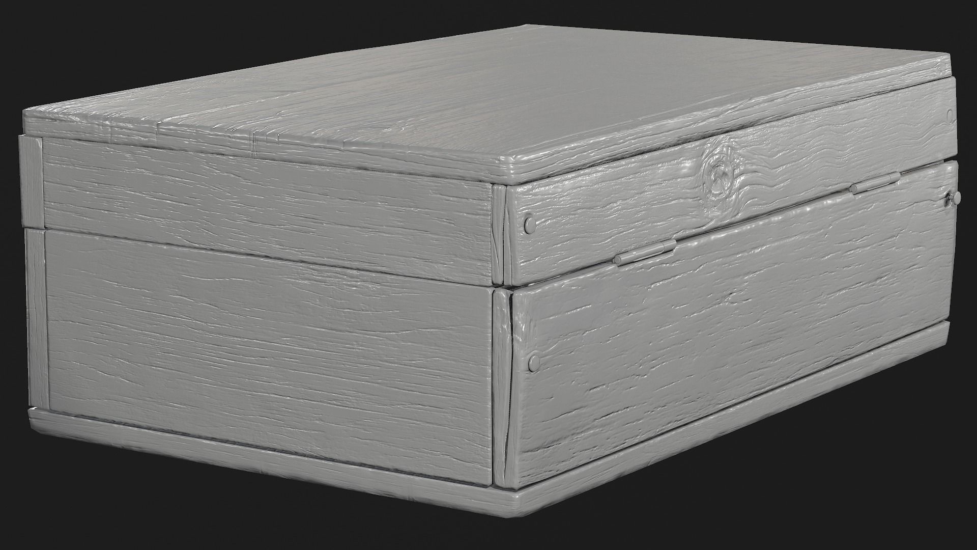 first aid kit Low-poly 3D model_6