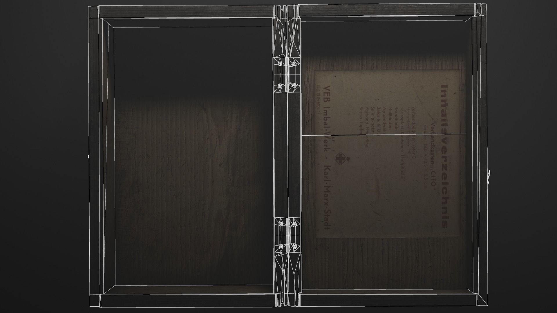 first aid kit Low-poly 3D model_37