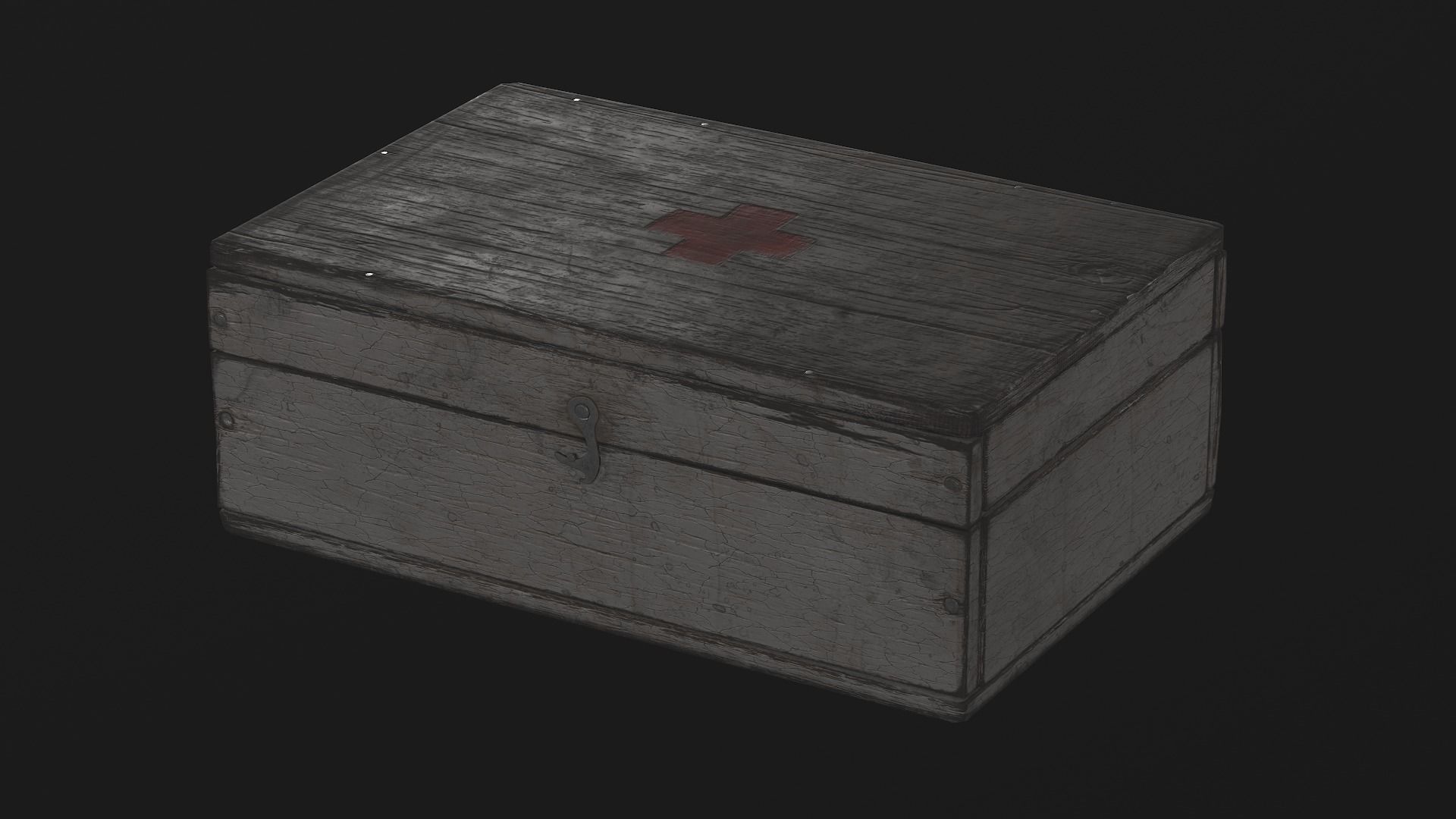 first aid kit Low-poly 3D model_32