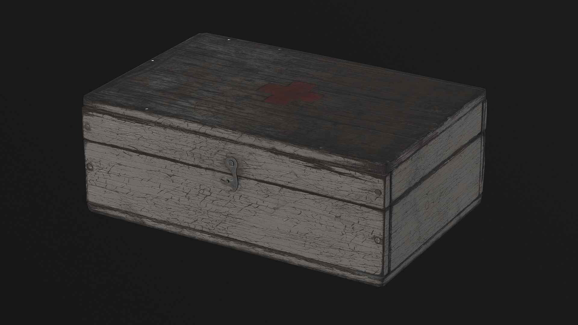 first aid kit Low-poly 3D model_31