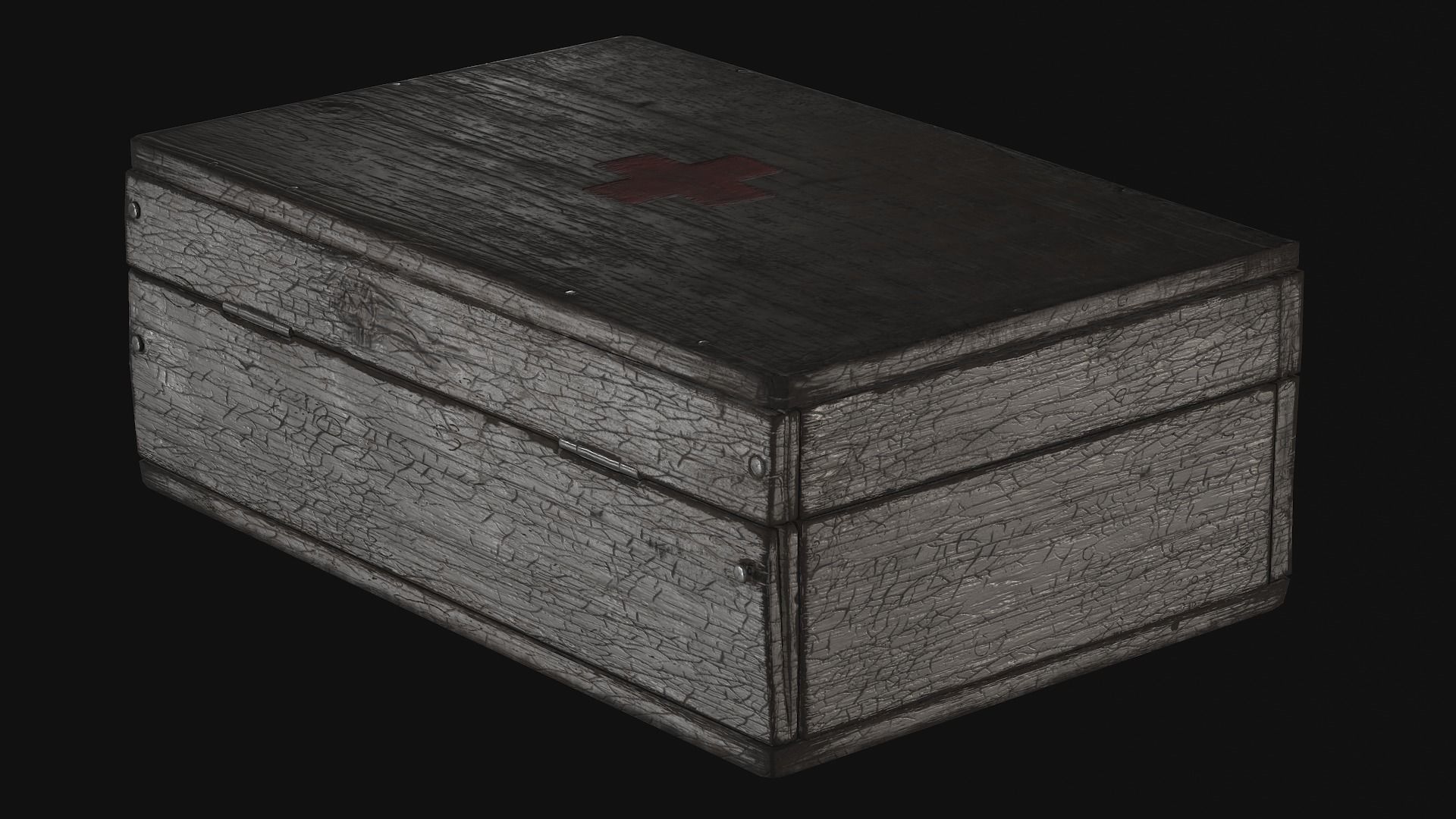 first aid kit Low-poly 3D model_27