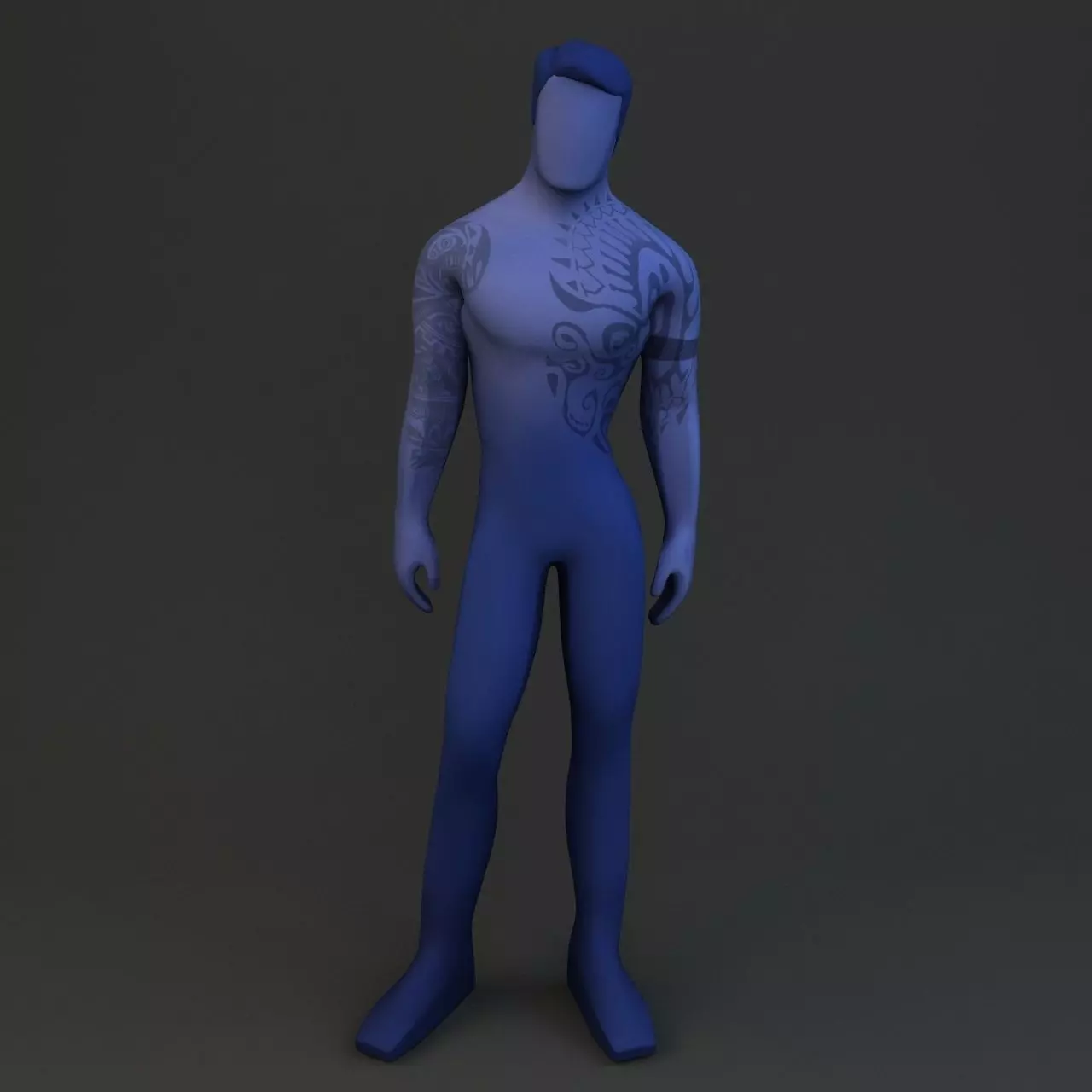 Body Mechanic Rig Free 3D model