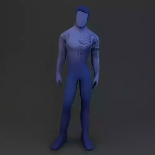 Body Mechanic Rig Free 3D model