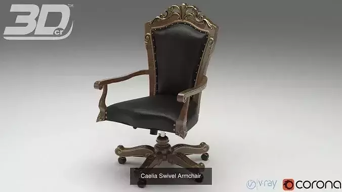 Baroque Rococo Style Seaters Collection 3D Model Pack 5