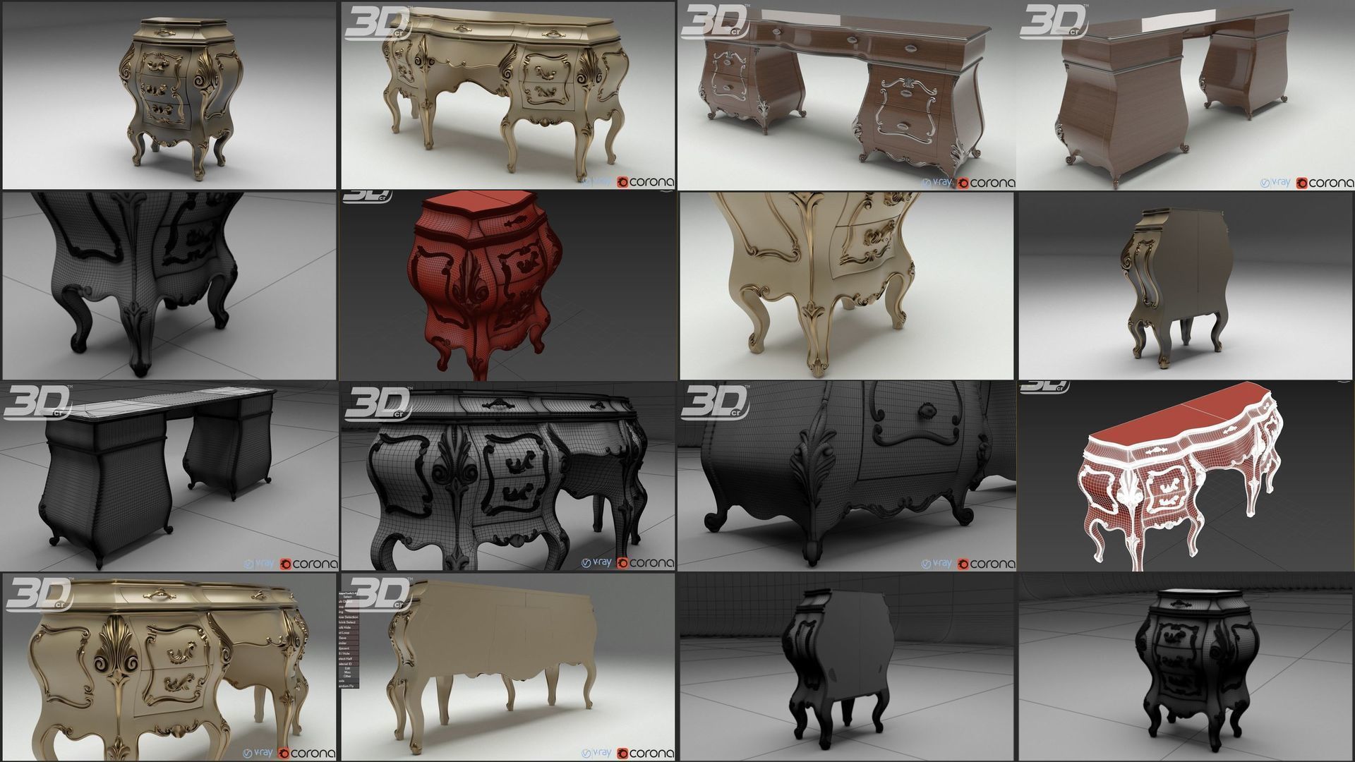 Baroque Rococo Style Furniture Collection _2