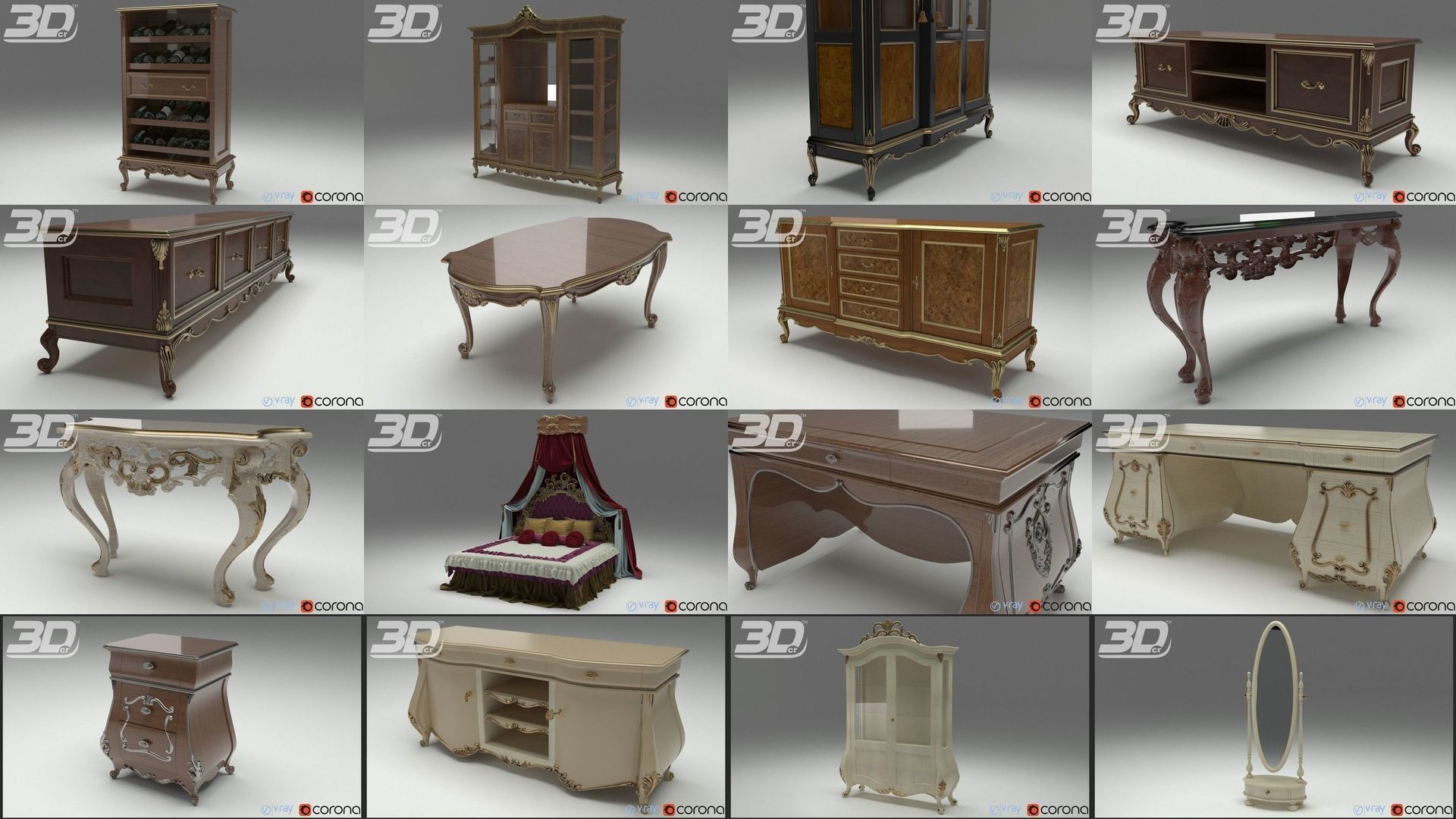 Baroque Rococo Style Furniture Collection _1