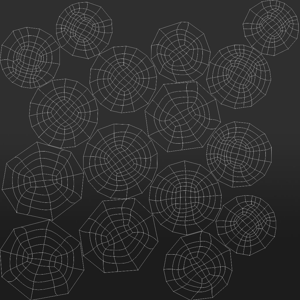 Male Head Base Mesh 3D model_16