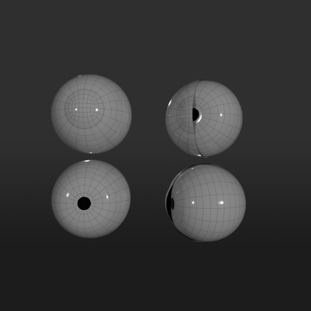 Male Head Base Mesh 3D model_11