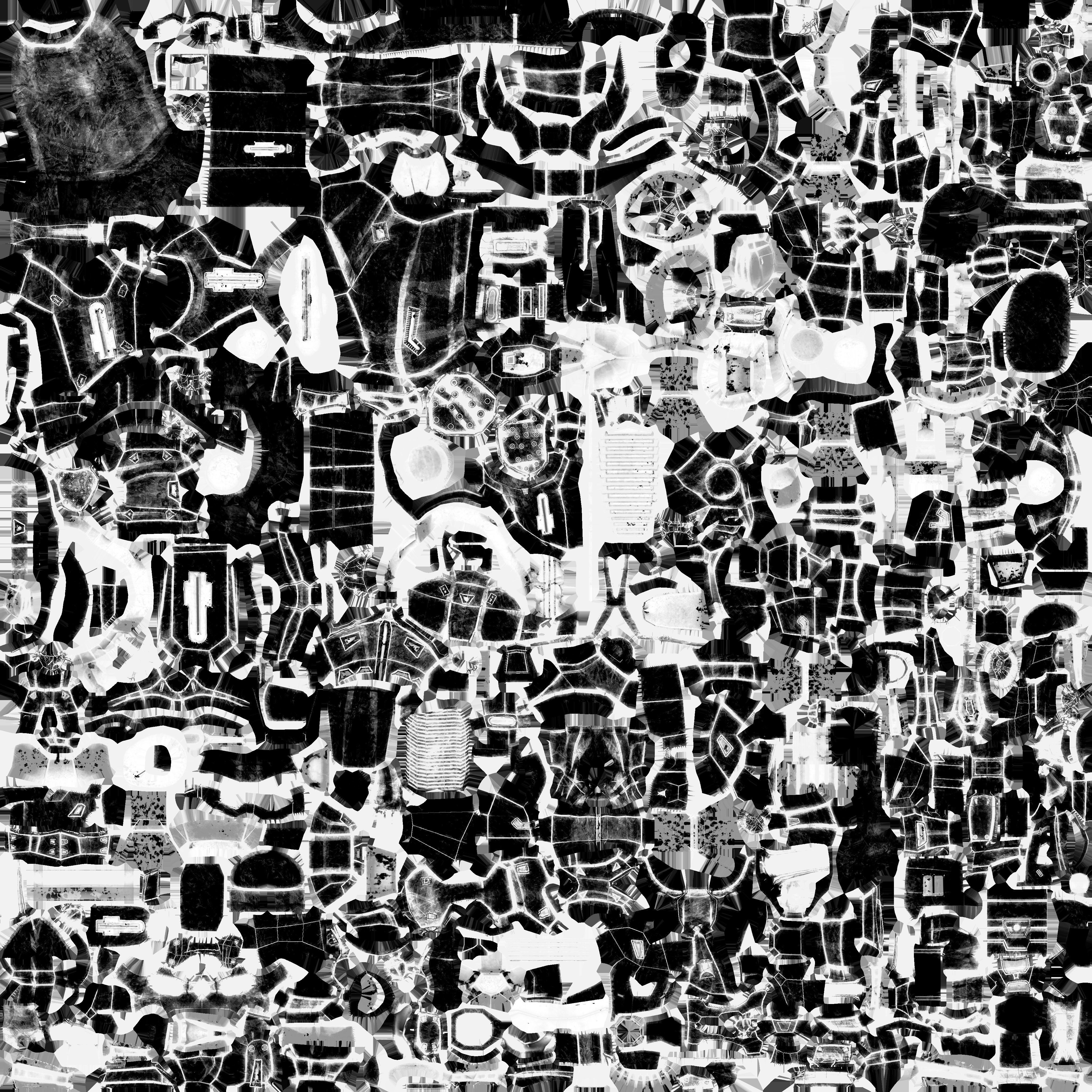 Spacemarine Power Armor Low-poly 3D model_7