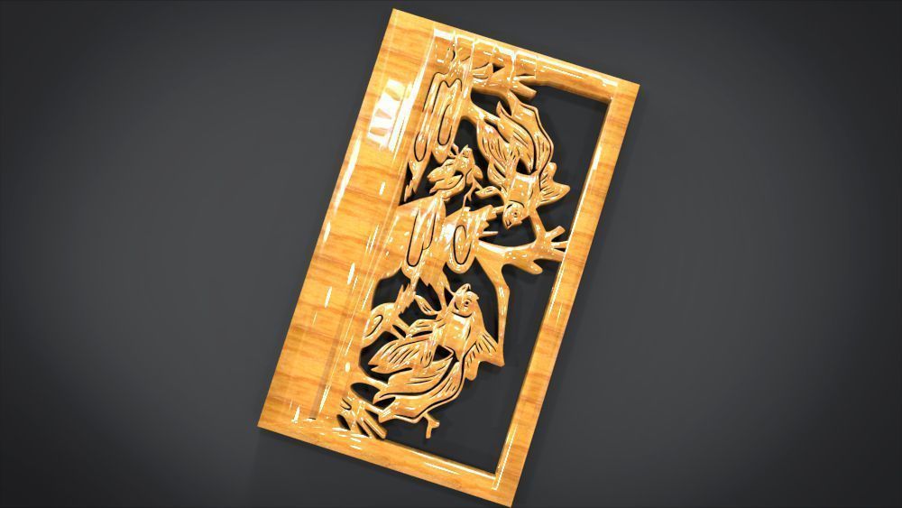 Ornament Fish Furniture 3D print model_7