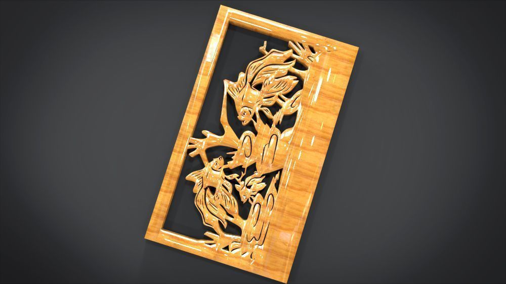 Ornament Fish Furniture 3D print model_10