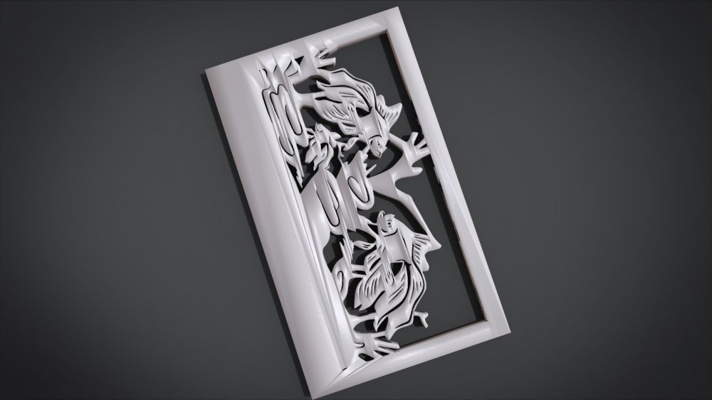 Ornament Fish Furniture 3D print model_14