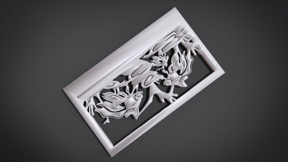 Ornament Fish Furniture 3D print model_16