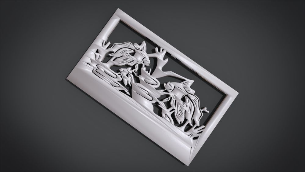 Ornament Fish Furniture 3D print model_13