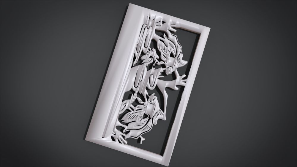 Ornament Fish Furniture 3D print model_15