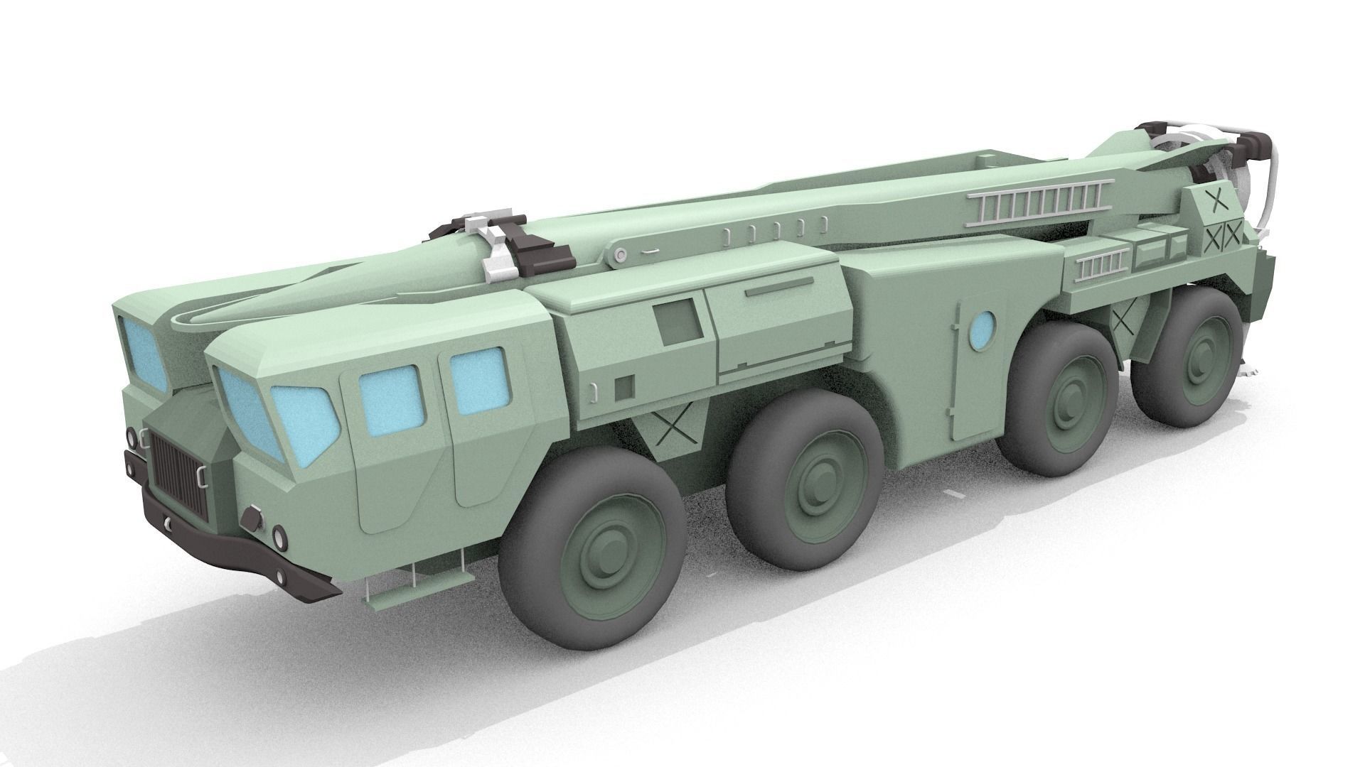 scud launcher 3D model_3