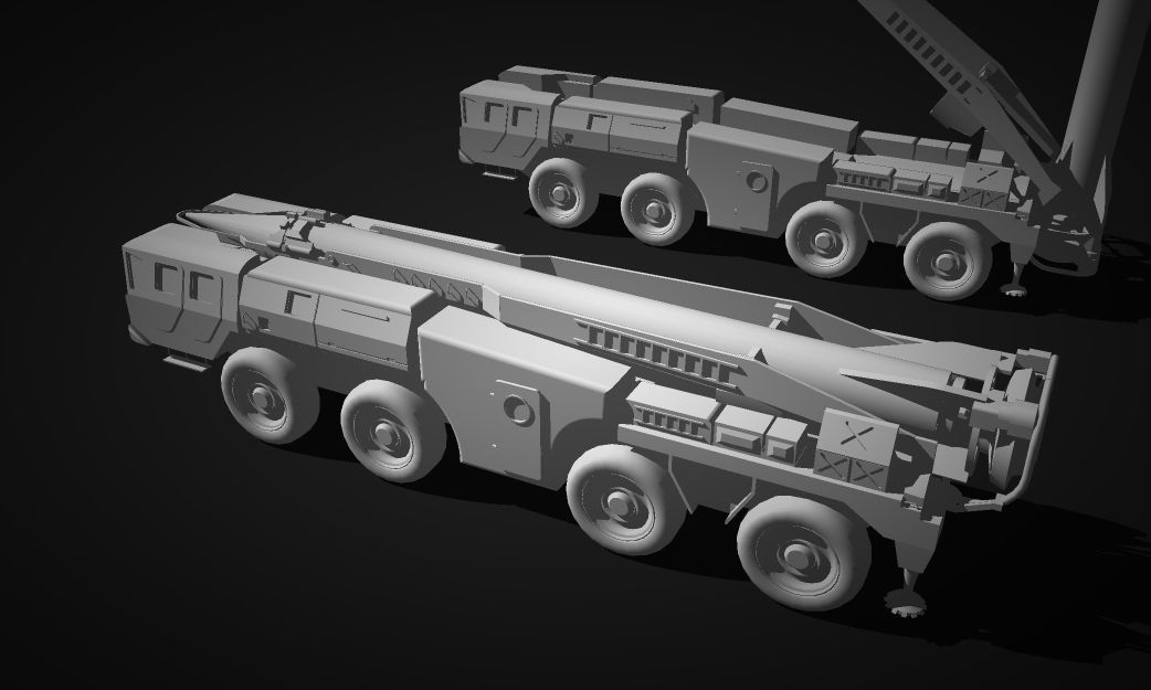 scud launcher 3D model_8