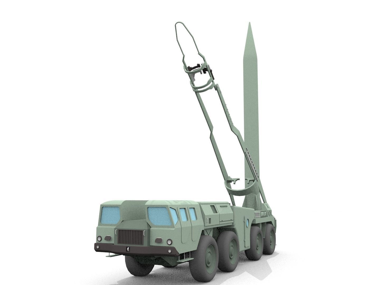 scud launcher 3D model_10