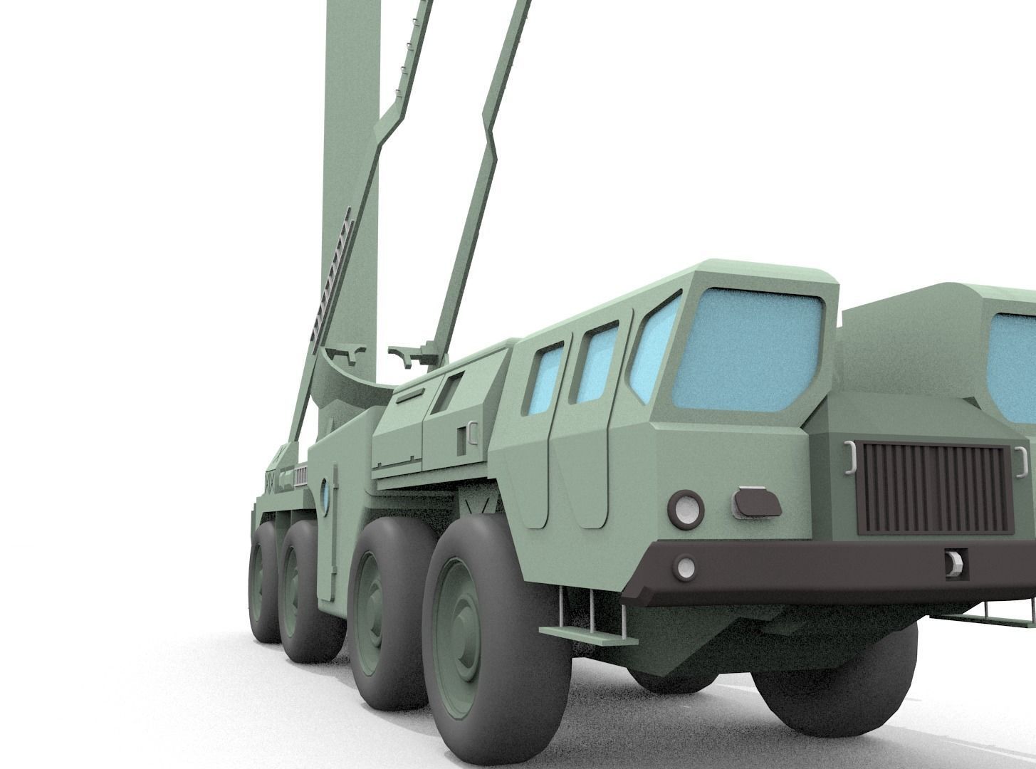 scud launcher 3D model_11