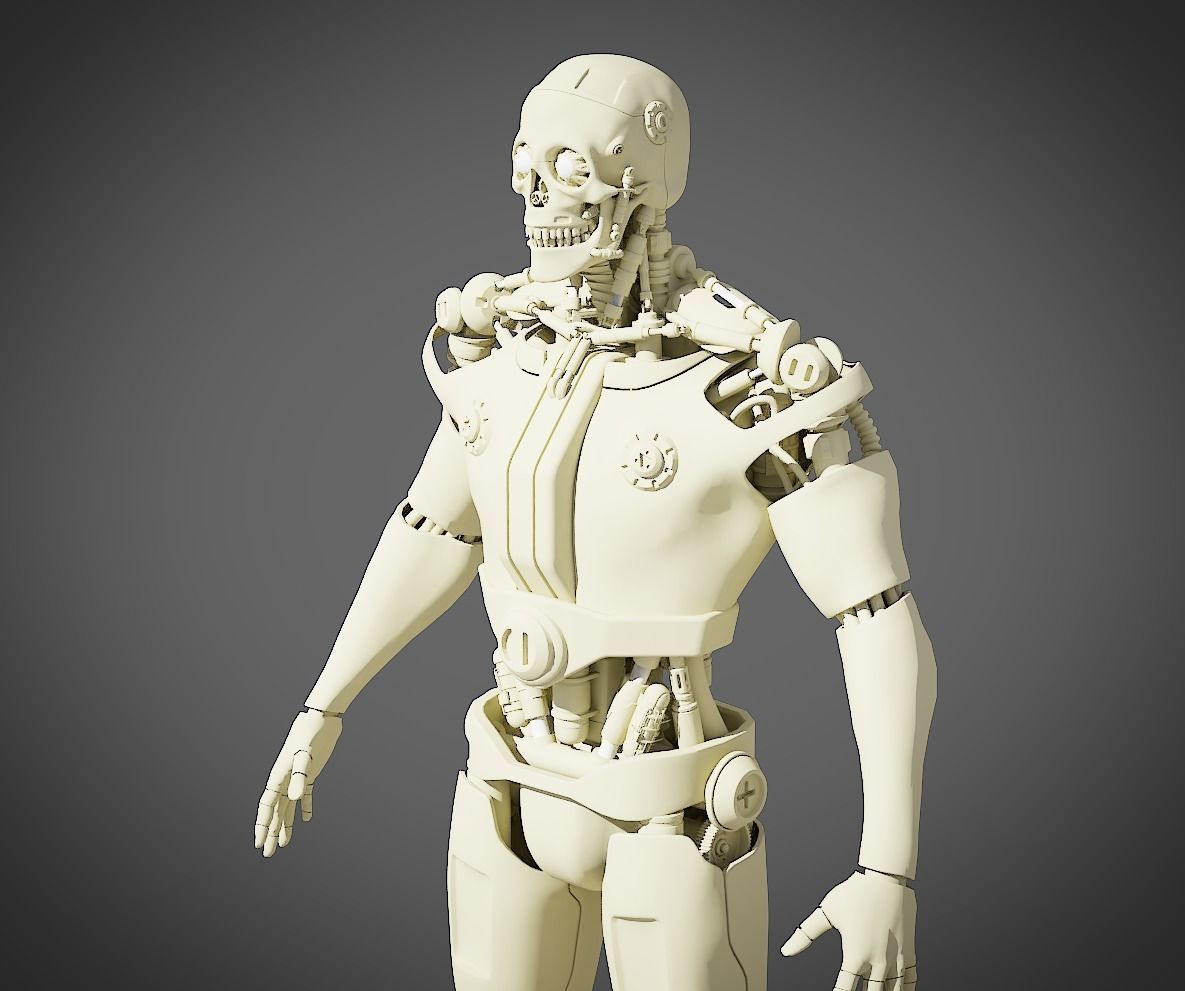 Metal Skull 3D model_11