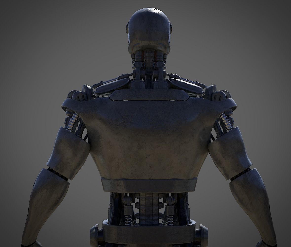 Metal Skull 3D model_7