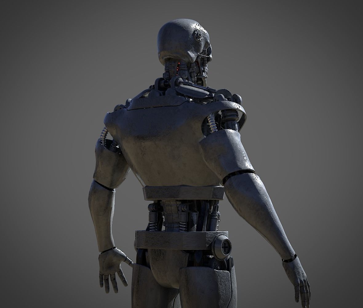 Metal Skull 3D model_8