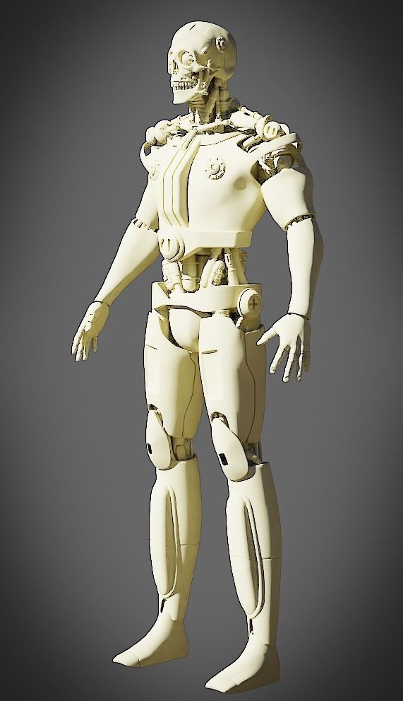 Metal Skull 3D model_14