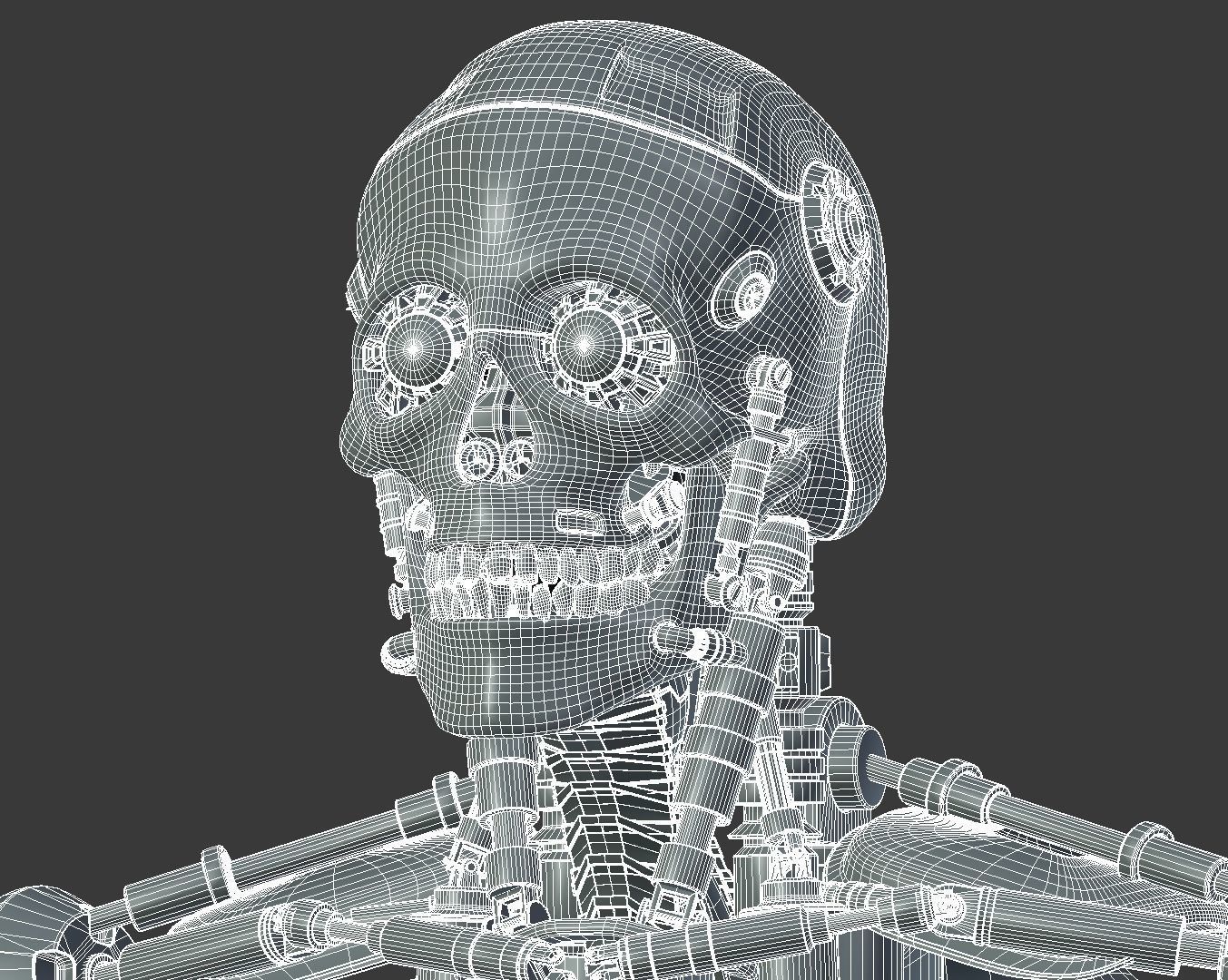 Metal Skull 3D model_16